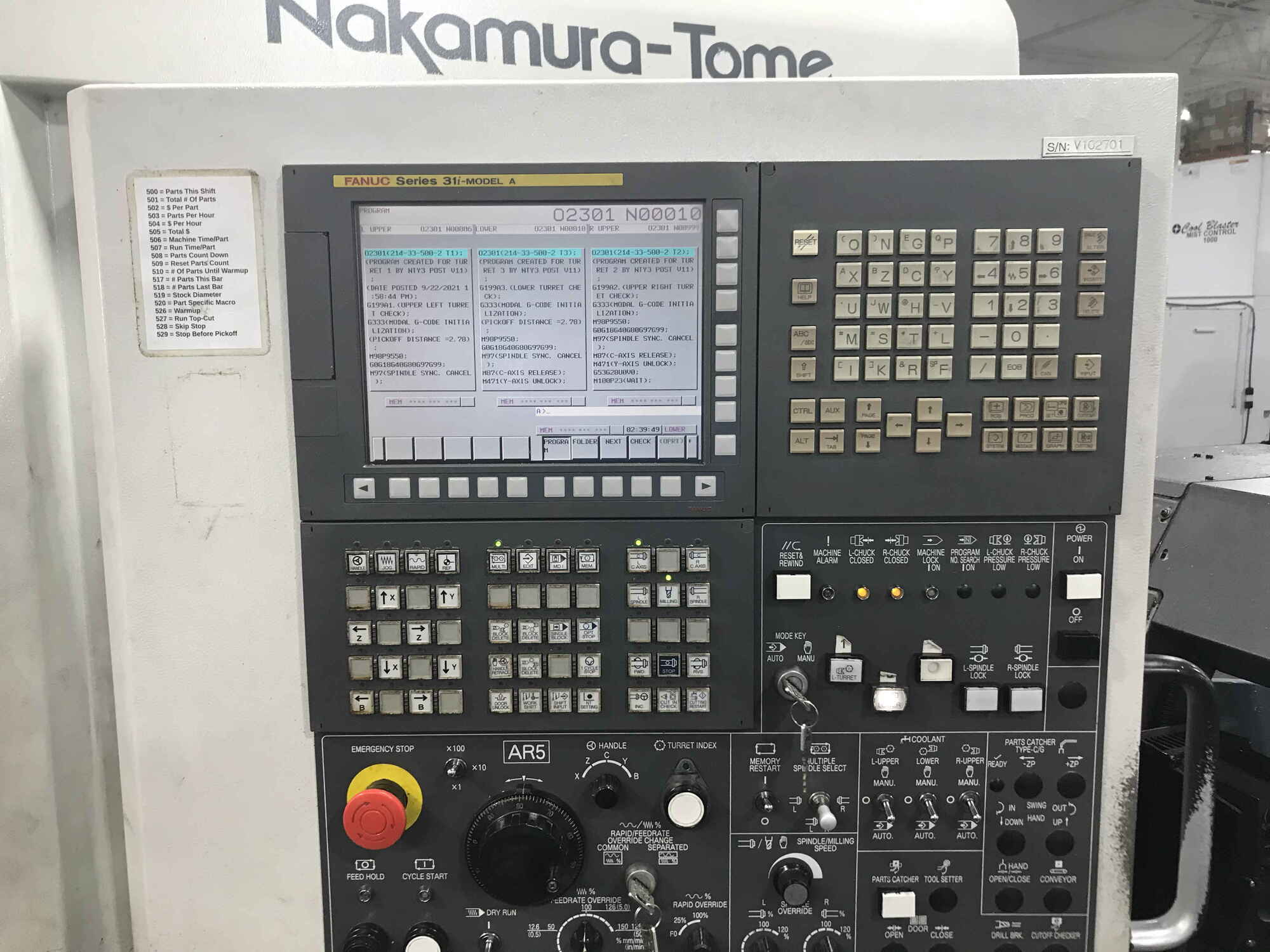 2012 NAKAMURA-TOME NTY3-150 5-Axis or More CNC Lathes | Midstate Machinery