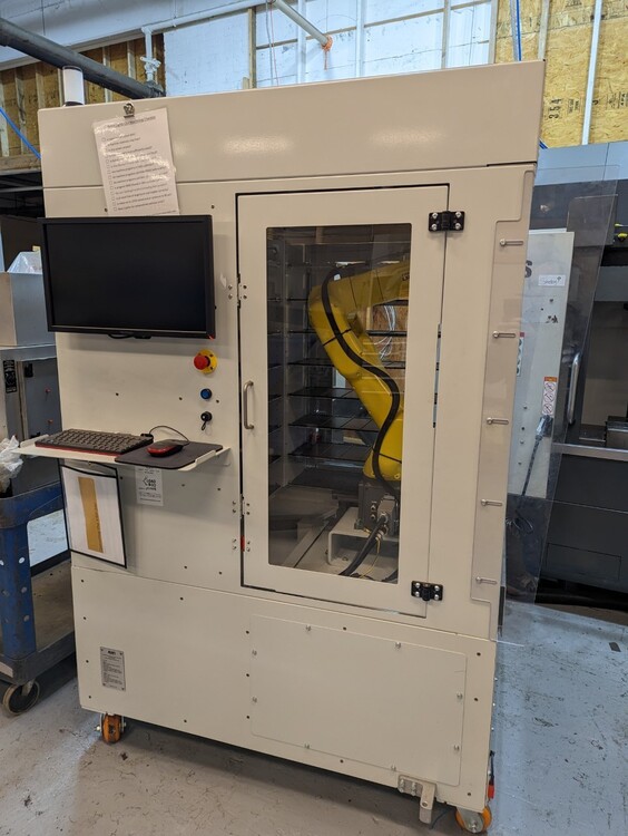 2022 AWR VBX-260 Automated CNC Loading and Unloading robot Cell | Midstate Machinery